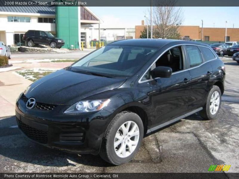 Brilliant Black / Black 2008 Mazda CX-7 Sport