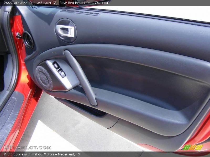 Rave Red Pearl / Dark Charcoal 2009 Mitsubishi Eclipse Spyder GS