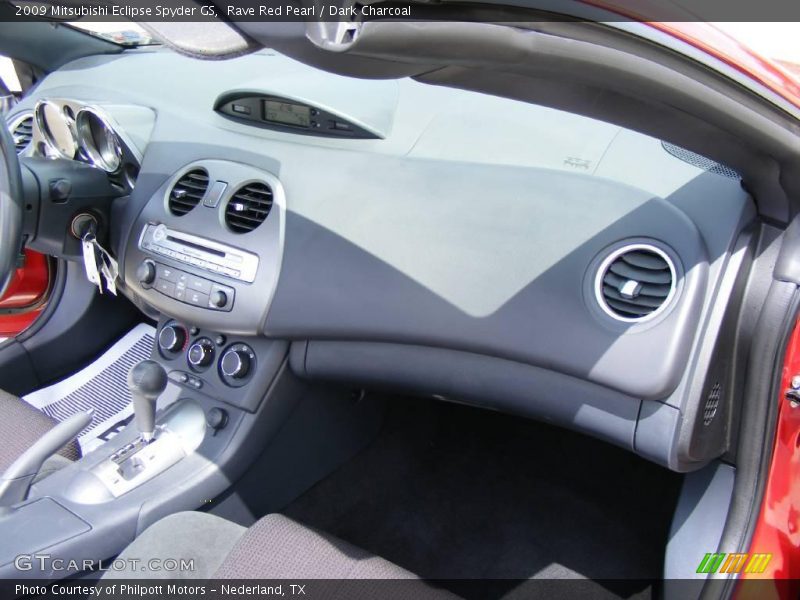 Rave Red Pearl / Dark Charcoal 2009 Mitsubishi Eclipse Spyder GS