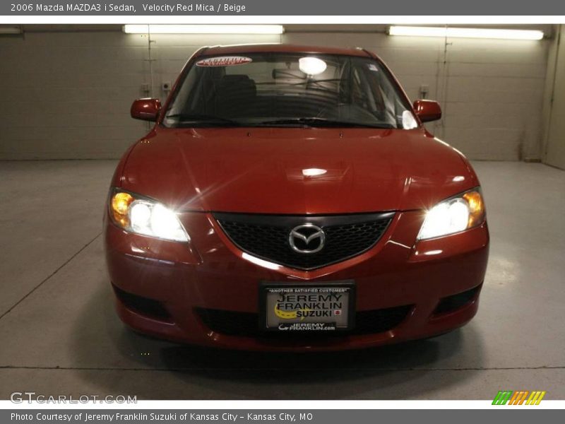 Velocity Red Mica / Beige 2006 Mazda MAZDA3 i Sedan