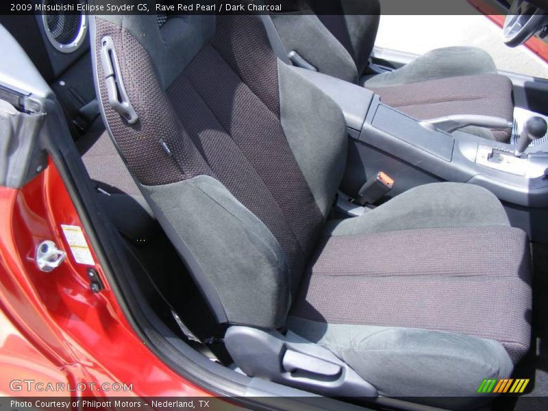 Rave Red Pearl / Dark Charcoal 2009 Mitsubishi Eclipse Spyder GS