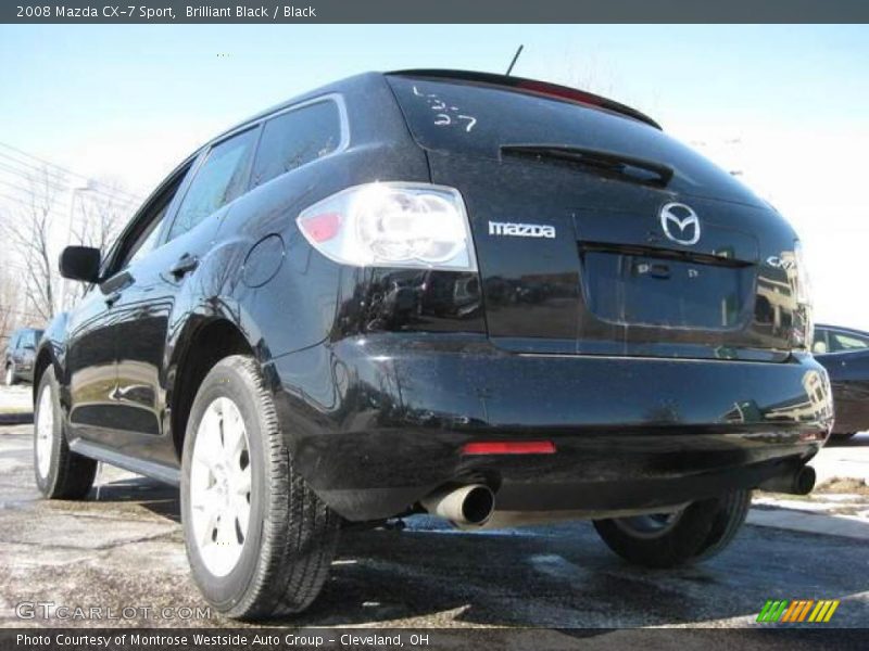 Brilliant Black / Black 2008 Mazda CX-7 Sport