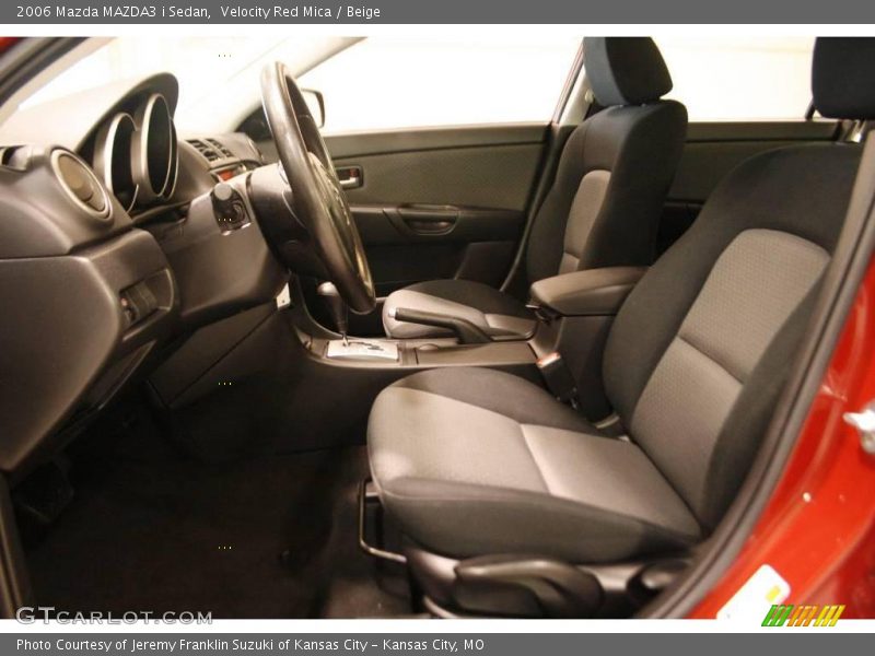 Velocity Red Mica / Beige 2006 Mazda MAZDA3 i Sedan