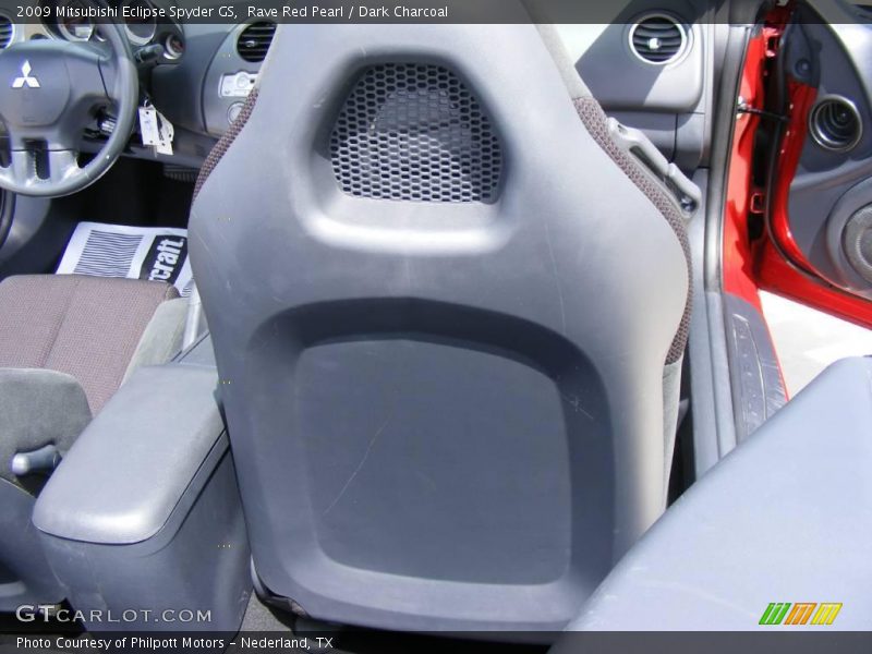Rave Red Pearl / Dark Charcoal 2009 Mitsubishi Eclipse Spyder GS