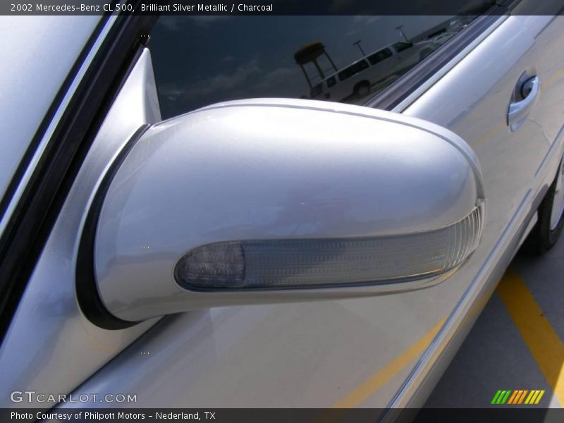 Brilliant Silver Metallic / Charcoal 2002 Mercedes-Benz CL 500