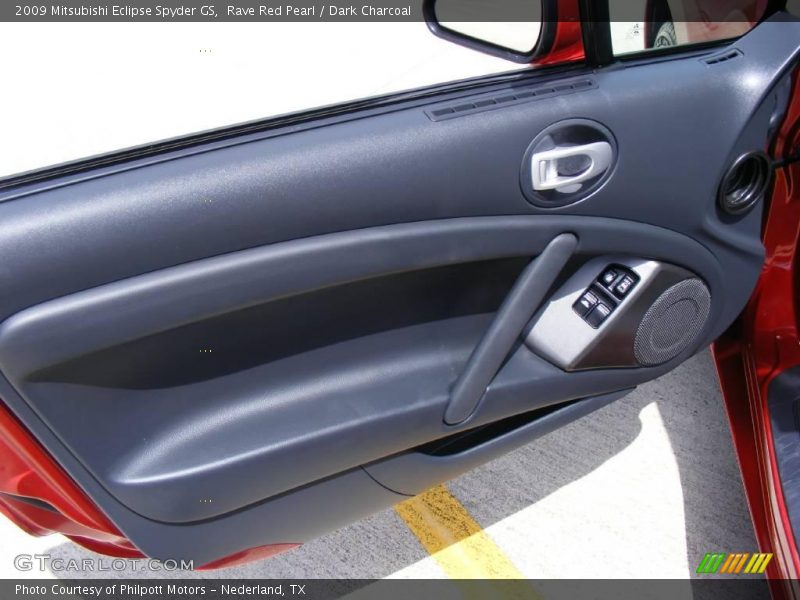 Rave Red Pearl / Dark Charcoal 2009 Mitsubishi Eclipse Spyder GS