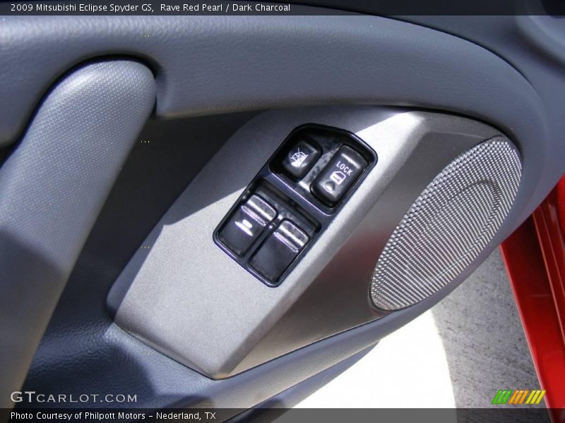 Rave Red Pearl / Dark Charcoal 2009 Mitsubishi Eclipse Spyder GS