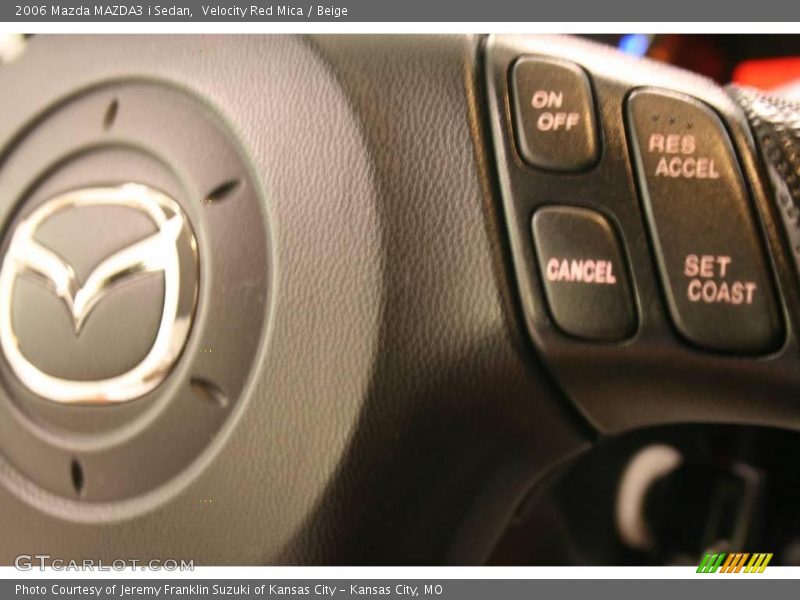 Velocity Red Mica / Beige 2006 Mazda MAZDA3 i Sedan