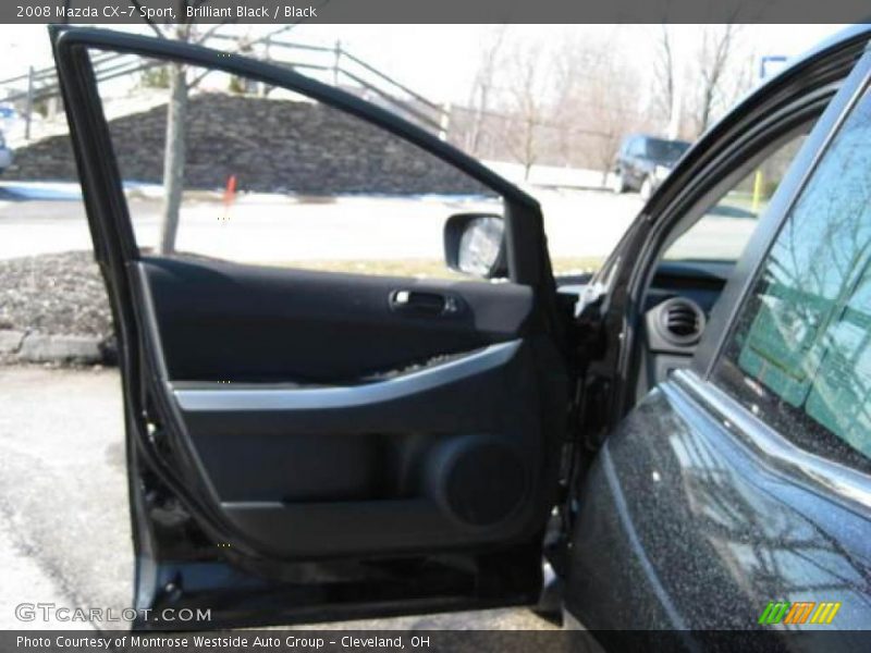 Brilliant Black / Black 2008 Mazda CX-7 Sport