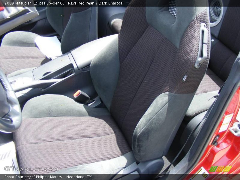 Rave Red Pearl / Dark Charcoal 2009 Mitsubishi Eclipse Spyder GS