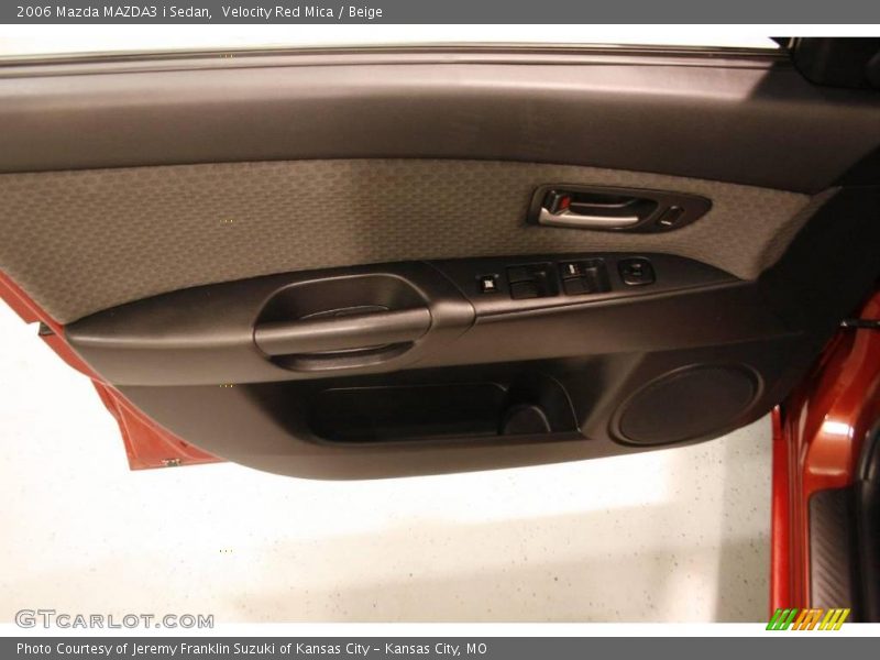 Velocity Red Mica / Beige 2006 Mazda MAZDA3 i Sedan