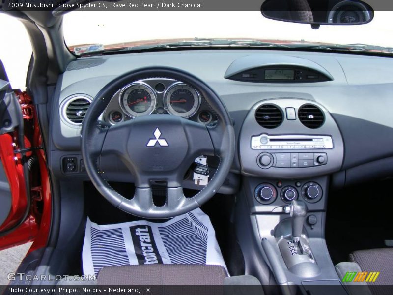 Rave Red Pearl / Dark Charcoal 2009 Mitsubishi Eclipse Spyder GS