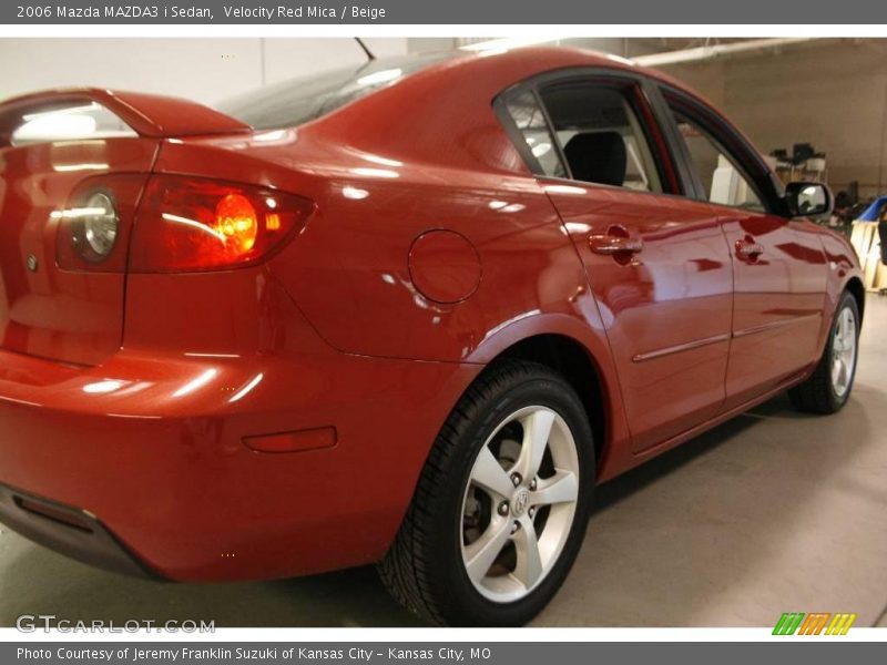 Velocity Red Mica / Beige 2006 Mazda MAZDA3 i Sedan