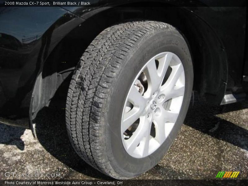 Brilliant Black / Black 2008 Mazda CX-7 Sport