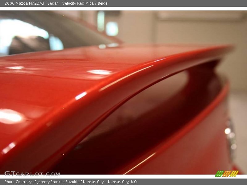 Velocity Red Mica / Beige 2006 Mazda MAZDA3 i Sedan