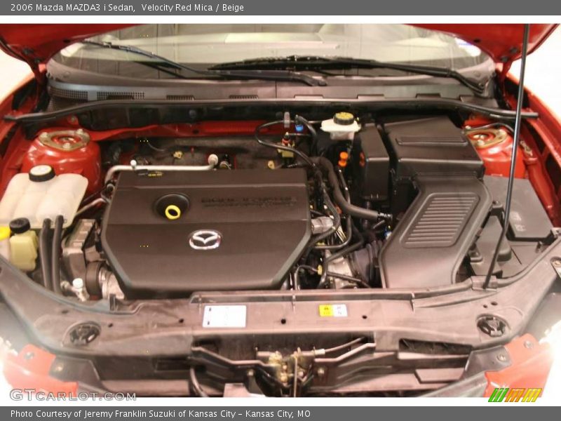 Velocity Red Mica / Beige 2006 Mazda MAZDA3 i Sedan