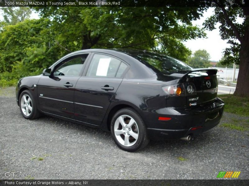 Black Mica / Black/Red 2006 Mazda MAZDA3 s Touring Sedan