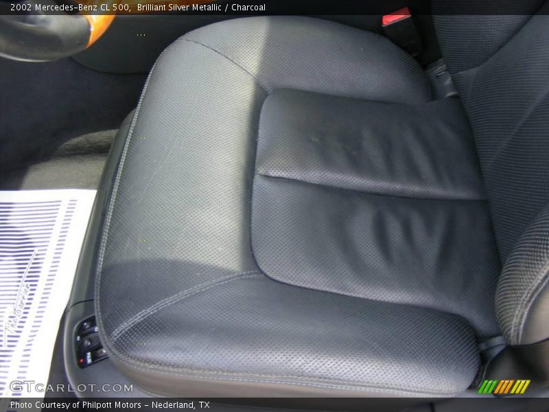 Brilliant Silver Metallic / Charcoal 2002 Mercedes-Benz CL 500