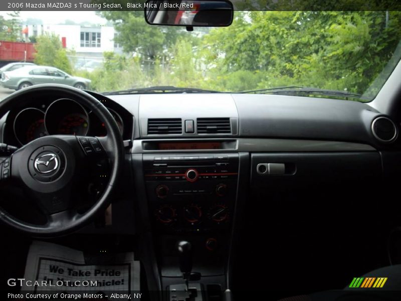 Black Mica / Black/Red 2006 Mazda MAZDA3 s Touring Sedan