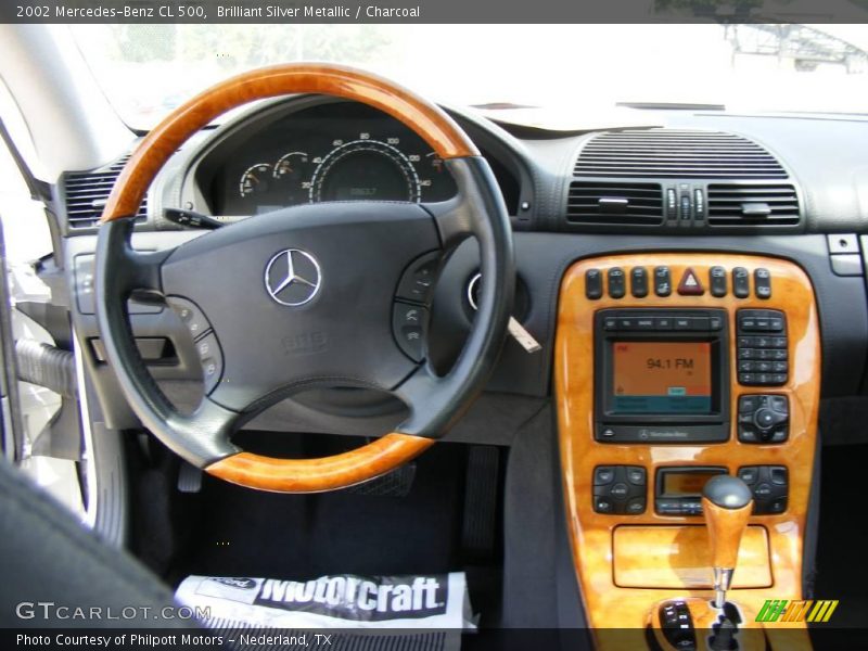 Brilliant Silver Metallic / Charcoal 2002 Mercedes-Benz CL 500