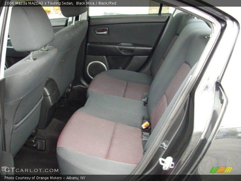 Black Mica / Black/Red 2006 Mazda MAZDA3 s Touring Sedan