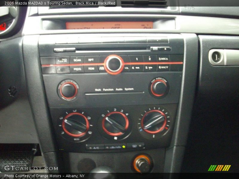 Black Mica / Black/Red 2006 Mazda MAZDA3 s Touring Sedan
