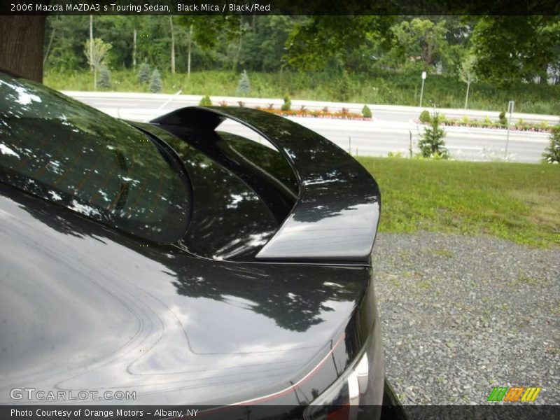 Black Mica / Black/Red 2006 Mazda MAZDA3 s Touring Sedan