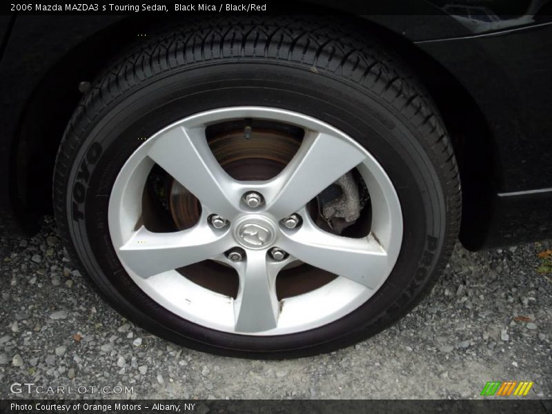 Black Mica / Black/Red 2006 Mazda MAZDA3 s Touring Sedan