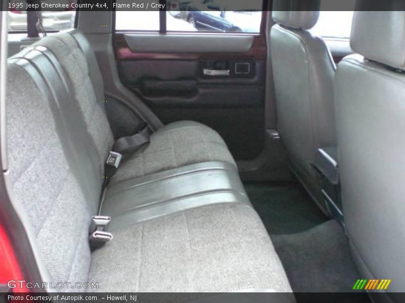 Flame Red / Grey 1995 Jeep Cherokee Country 4x4