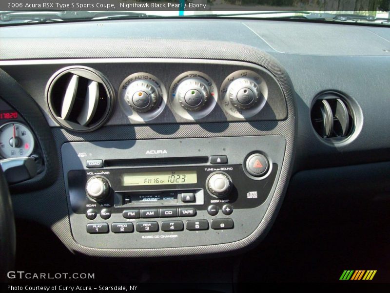 Nighthawk Black Pearl / Ebony 2006 Acura RSX Type S Sports Coupe
