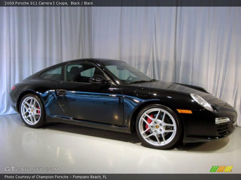 Black / Black 2009 Porsche 911 Carrera S Coupe