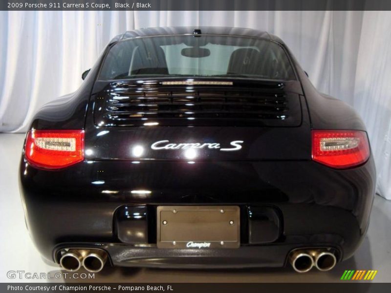 Black / Black 2009 Porsche 911 Carrera S Coupe