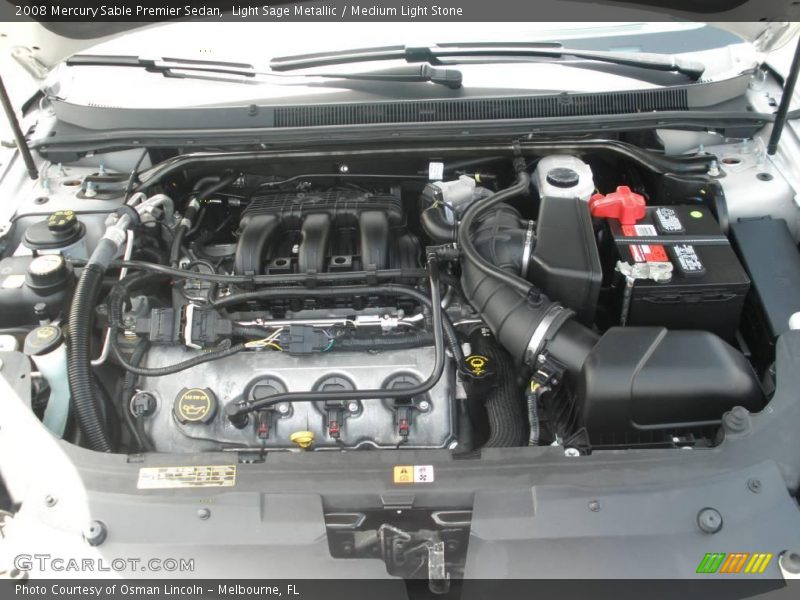 Light Sage Metallic / Medium Light Stone 2008 Mercury Sable Premier Sedan