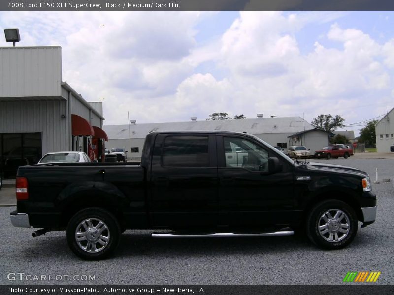Black / Medium/Dark Flint 2008 Ford F150 XLT SuperCrew