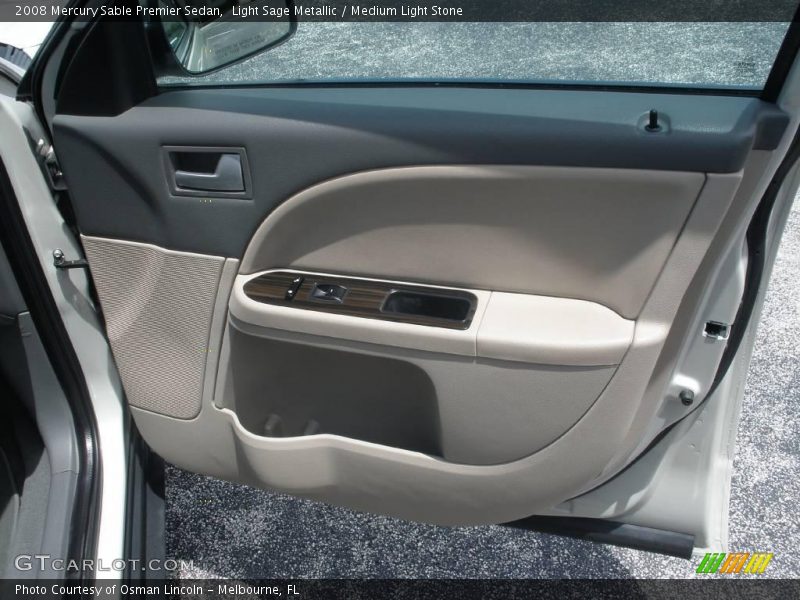 Light Sage Metallic / Medium Light Stone 2008 Mercury Sable Premier Sedan
