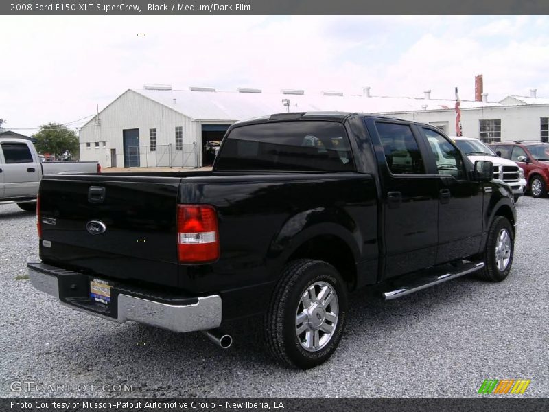 Black / Medium/Dark Flint 2008 Ford F150 XLT SuperCrew
