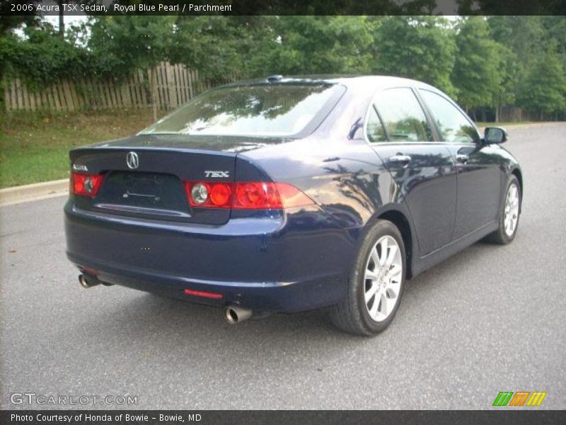 Royal Blue Pearl / Parchment 2006 Acura TSX Sedan