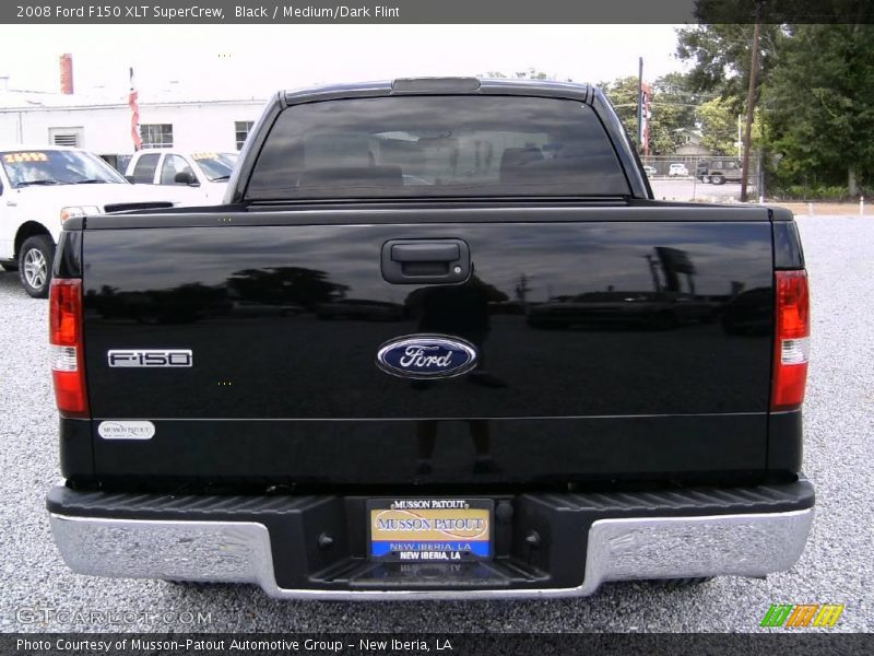 Black / Medium/Dark Flint 2008 Ford F150 XLT SuperCrew