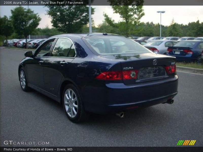 Royal Blue Pearl / Parchment 2006 Acura TSX Sedan