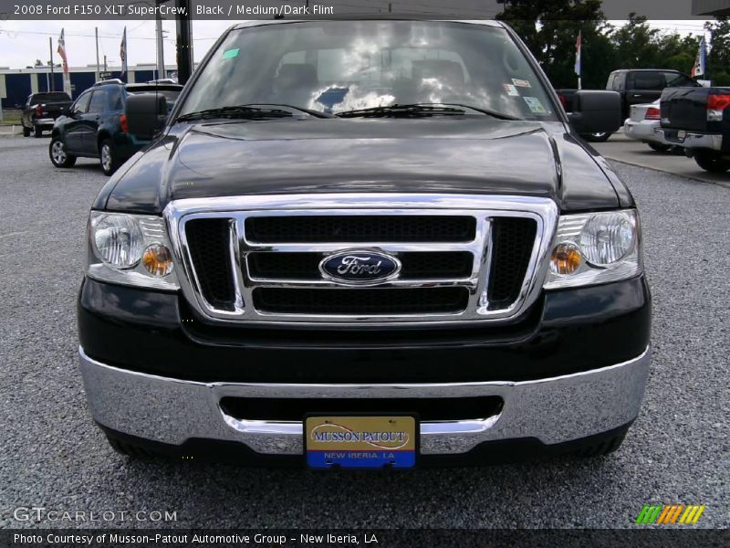 Black / Medium/Dark Flint 2008 Ford F150 XLT SuperCrew