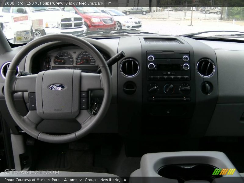 Black / Medium/Dark Flint 2008 Ford F150 XLT SuperCrew