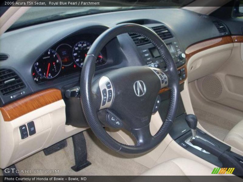 Royal Blue Pearl / Parchment 2006 Acura TSX Sedan