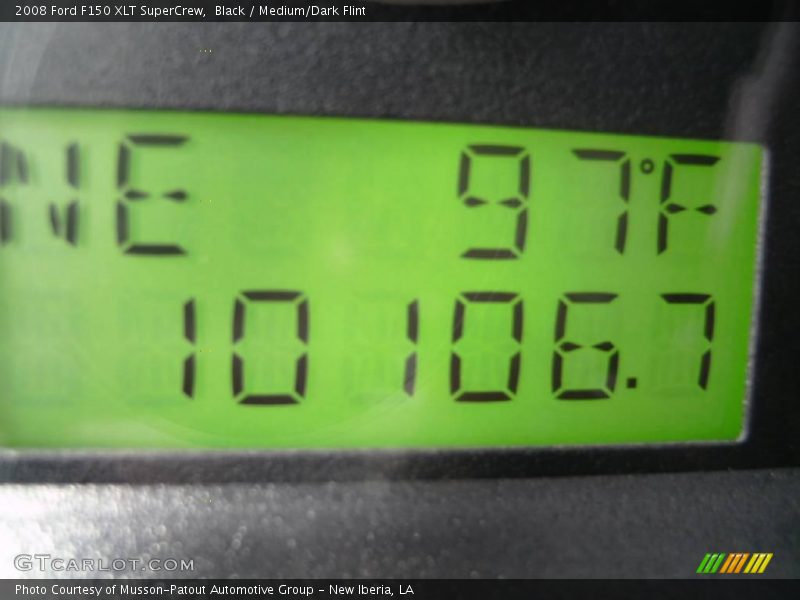 Black / Medium/Dark Flint 2008 Ford F150 XLT SuperCrew
