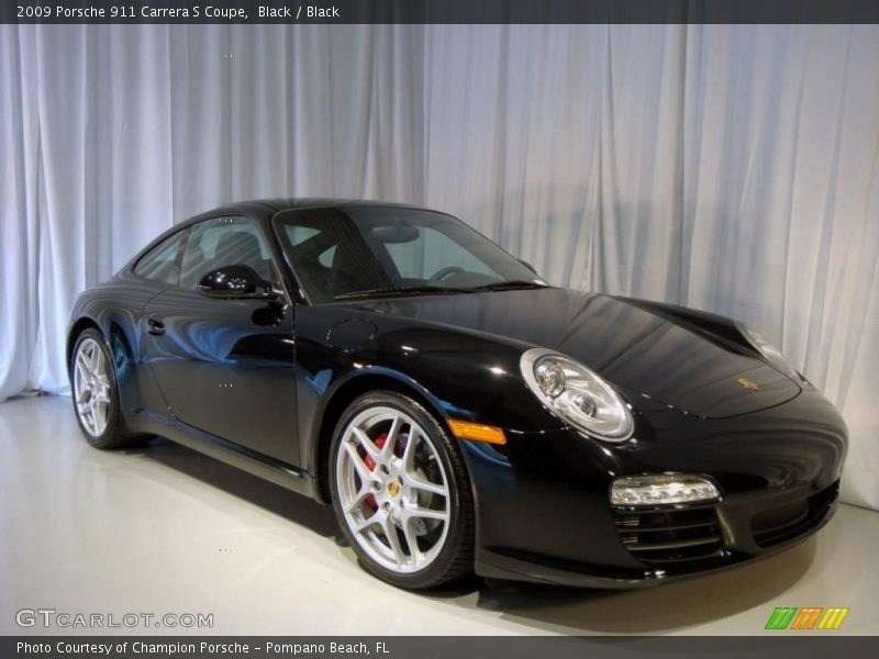 Black / Black 2009 Porsche 911 Carrera S Coupe