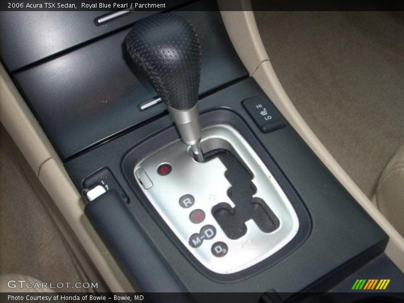Royal Blue Pearl / Parchment 2006 Acura TSX Sedan