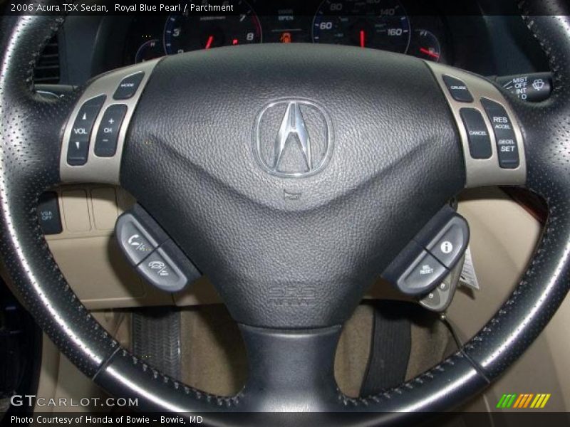 Royal Blue Pearl / Parchment 2006 Acura TSX Sedan