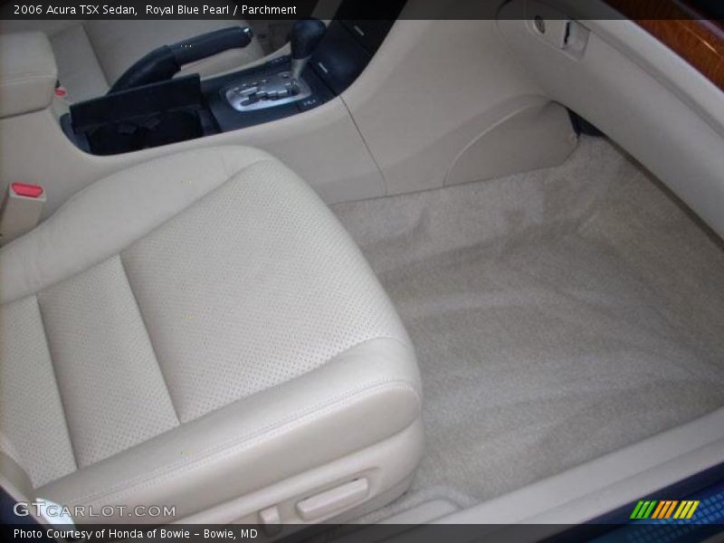 Royal Blue Pearl / Parchment 2006 Acura TSX Sedan