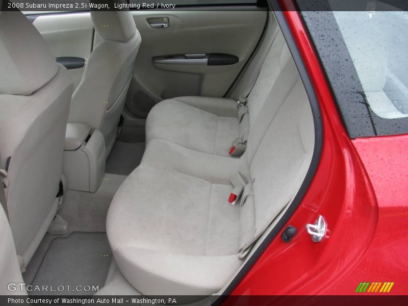 Lightning Red / Ivory 2008 Subaru Impreza 2.5i Wagon
