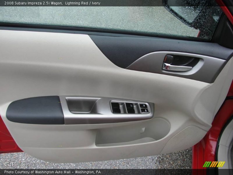 Lightning Red / Ivory 2008 Subaru Impreza 2.5i Wagon