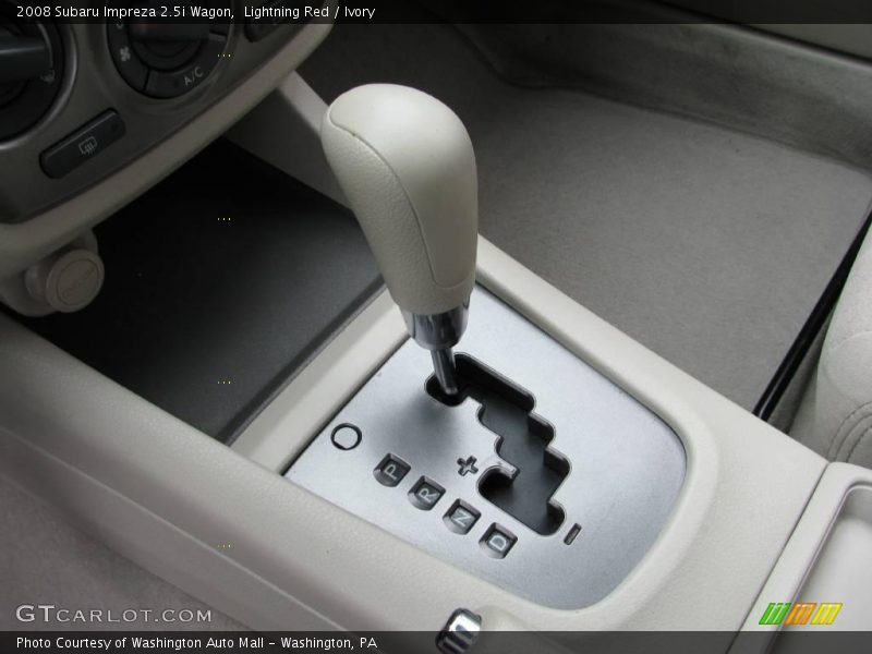 Lightning Red / Ivory 2008 Subaru Impreza 2.5i Wagon